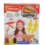Play Dough 3 Renk Hot Dog Oyun Hamuru Seti