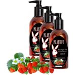 Playboy Çilek Aromalı Erkek Istek Arttırıcı Rahatlatıcılı Vücut Masaj 120 ml 3 Adet 1 Adet
