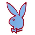 Playboy Tavşan Figürlü Anahtarlık Ucu Kırmızı-Beyaz