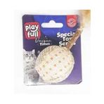 Playfull Ahşap Hasır Tüylü 17 cm Kedi Oyuncağı