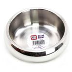 Playfull Çift Taraflı Kauçuk Tabanlı 16 cm Çelik Mama ve Su Kabı