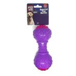 Playfull Dumbell Şeklinde Işıklı ve Öten Plastik 5x15 cm Köpek Oyuncağı
