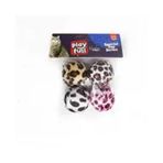 Playfull Kumaş Top 3.5 cm 4'lü Kedi Oyuncağı