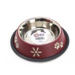 Playfull Renkli Desenli 24 Oz Çelik Mama ve Su Kabı