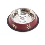 Playfull Renkli Desenli 32 Oz Çelik Mama ve Su Kabı