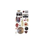 Playlist Temalı Bullet Journal Ajanda Laptop Defter Telefon Kask Etiketi - Option-1 - -50 C