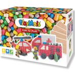 Playmais Eğlenceli Firitruck Craft Play PlayMetruck Craft Seti 3 Yıl İçinden I Eğitici Oyuncak I 500'den fazla, 4 Şablonlar ve Talimatlar I Doğal Oyuncakla, Yaratıcılık ve İnce Motor Becerilerini Teşvik Etti