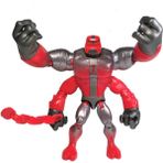 Playmates Ben 10 Kırmızı Aksiyon Figürleri Metalik Tema - Dört Kol BEN66B10 - Renkli