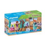 Playmobil 71241 Country Atlar Için Veteriner, Midilli Çiftliği, At Oyuncakları, Eğlenceli, Yaratıcı Rol Yapma, Oyun Seti, 4 Yaş ve Üzeri Çocuklar Için Uygun - standart