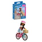 PLAYMOBIL Barbie Brooklyn | Trend Barbie Figürlü Bisiklet Seti | Aksesuar ve Plaj Yaşam Tarzı | 4 Yaşından Büyük Çocuklar İçin | 72125