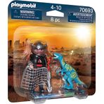 Playmobil CATCHER70693 Duopack Velociraptor With Dinazor