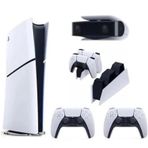 Playstation 5 Slim Dijital Edition + 2 Dualsense + Şarj Istasyonu + Ps5 Kamera Oyun Konsolu