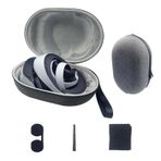 PlayStation VR2 Oyun Kulaklığı ve Dokunmatik Kumanda Aksesuarları için Sert Taşıma Çantası, Lens Koruyucu Kapaklı PS VR2 Koruyucu Çanta, PSVR2 Taşınabilir Kılıf Seyahat ve Ev için Uygun