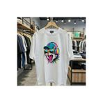 playwear Çılgın Kedi Music Gözlük Baskılı %100 Pamuk Oversize Bol Kalıp Regular Fit Bisiklet Yaka T-shirt