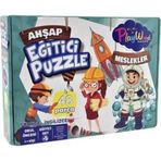 Playwood 06 Meslekler 48 Parça Eğitici Ahşap Puzzle