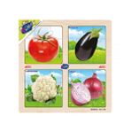 Playwood Ahşap Eğitici 4'lü Puzzle