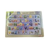 Playwood - Ahşap Eğitici Puzzle İngilizce Harfler- 20 Parça