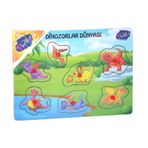 Playwood Ahşap Tutmalı Dinozorlar Dünyası Puzzle