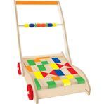 Playwood Kutuda Ahşap Eğitici Bloklu Araba