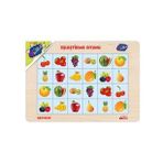 Playwood Meyveler Ony275 +3 Yaş Ahşap Eğitici Eşleştirme Oyunu