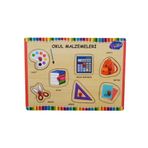 Playwood Okul Malzemeleri Ahşap Tutmalı Puzzle-2