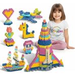 PlayZen Constructo Stem 100 Parça - Eğitici Oyuncak Yapı Oyuncağı Montessori Zeka Oyunu Yapı Taşları Seti