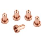 Plazma Kesici Nozullar İpuçları 120A 9-8253, 5pcs SL60-100 Kesim Meşalesi Ile Tellüryum Bakır Sarf Malzemeleri