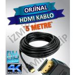 Plazma Lcd Led Tv Görüntü Kablosu 5 Metre Hdmı Fullhd 4k