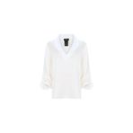 PleasureOfSilk Newali İpek Tunik Bluz Krem S/M