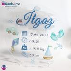 Pleksi Kapı Süsü Erkek Bebek Doğum Tarihli
