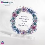 Pleksi Masa Üstü I Love You Mom