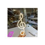 Pleksi Store Müzik Sol Anahtarı Neon Led Tabela