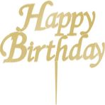Pleksi Yazı Happy Birthday 10'lu