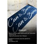 Pleksimanya Gelin Arabası Dekor Plaka Kişiye Özel