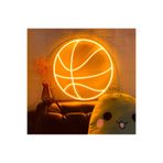 Pleksistore Basketbol Topu Neon Led Işıklı Yazı