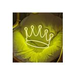 Pleksistore Kral Kraliçe Tacı Neon Led Duvar Aydınlatma