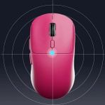 Plentiful 3 Modlu Kablosuz Oyun Mouse Type-C Şarjlı Bluetooth 2.4ghz Dual Mode 6400 Dpı Ultra S203 Pembe - Siyah
