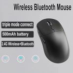 Plentiful 3 Modlu Kablosuz Oyun Mouse Type-C Şarjlı Bluetooth 2.4ghz Dual Mode 6400 Dpı Ultra S203 Siyah
