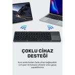 Plentiful Katlanabilir Bluetooth Type-c Klavye Türkçe Q Android / Ios siyah