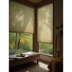 Plised Home Katlanabilir Cam Balkon Plise Perde Krem (Vidalı Veya Kancalı) - 10 x 10 cm