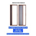 Plisem plise Akordiyon Sürgülü Pencere Sineklikleri En-0.60 B0y-130.0