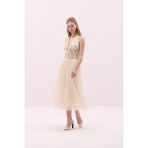 Plisoley Tül Midi Boy Etek Vanilya Y2515048_100 - 36