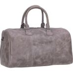 PLM Dolly Gerçek Deri Seyahat Çantası Antik Gri - 27cm x 47cm x 27 cm