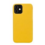 Plm F360 FL12 Sarı Apple iPhone 12 mini Uyumlu Deri Arka Kapak