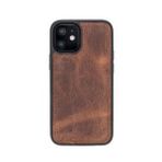 Plm G2 Kahve Apple İphone 12 Mini Uyumlu Deri Arka Kapak
