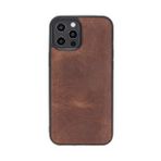 Plm G2 Kahve Apple iPhone 12 Pro Max Uyumlu Deri Arka Kapak