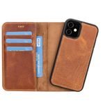 PLM MW Deri Telefon Kılıfı iPhone 12 mini G19 Taba