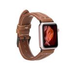 Plm NM3-AS2 Taba 42-44-45 mm Apple Watch Uyumlu Deri Kordon