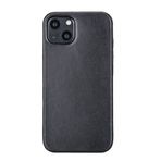 Plm Rock RST1 Siyah Apple iPhone 13 Mini Uyumlu Deri Arka Kapak