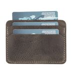 PLM Unisex Deri Slim Kartlık RO6 Kahve